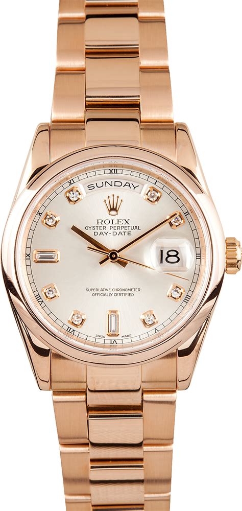 rolex presidential rose gold 36mm|rolex gold presidential watch price.